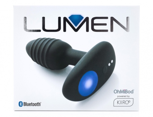 Kiiroo - OhMiBod Lumen - App控制后庭塞 - 黑色 照片