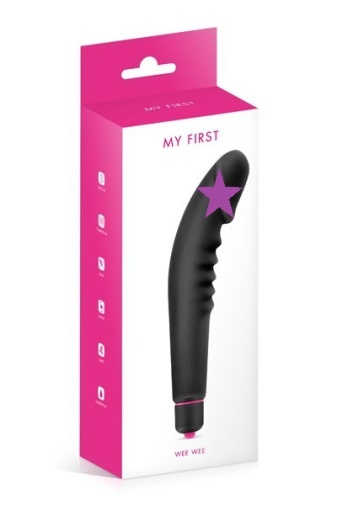 My First - Wee Wee Vibrator - Black photo