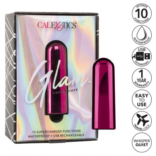CEN - Glam Vibe 10功能防水震动子弹 - 粉色 照片