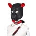 MT - Face Mask w Leash - Red/Black photo-3
