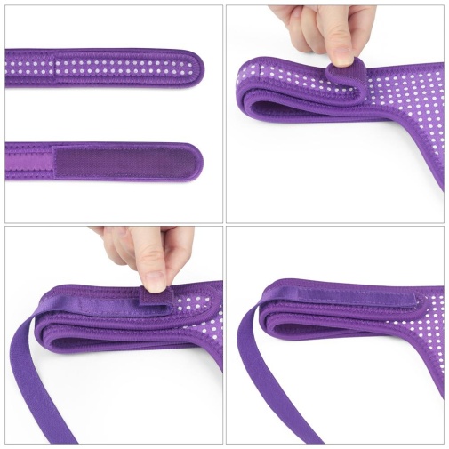 Lovetoy - 圓點簡易穿戴式束帶 - 紫色 照片