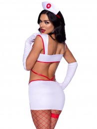 Leg Avenue - Heartstopping Nurse Costume - White - S photo