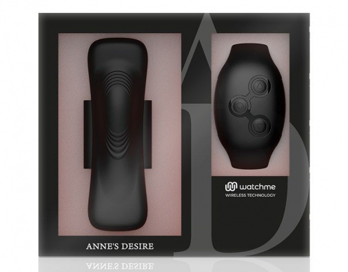 Anne's Desire - 穿戴式內褲震動器連無線遙控手錶  - 黑色 照片