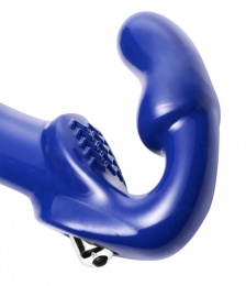 Strap U - Revolver 免束帶穿戴式雙頭假陽具 - 藍色 照片
