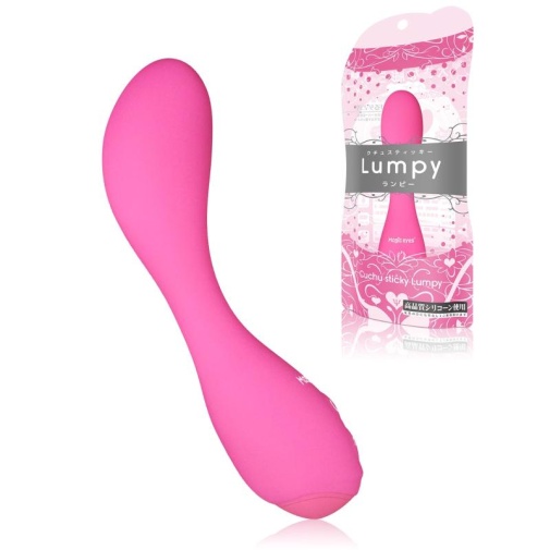 Magic Eyes - Lumpy G-Spot Vibrator - Pink photo