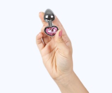 Secret Play - Heart Anal Plug S - Pink 照片