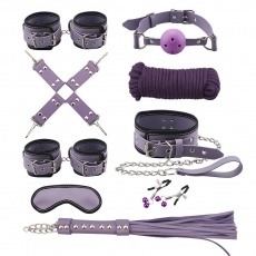 MT - Slave Training Bondage Set - Purple & Black photo