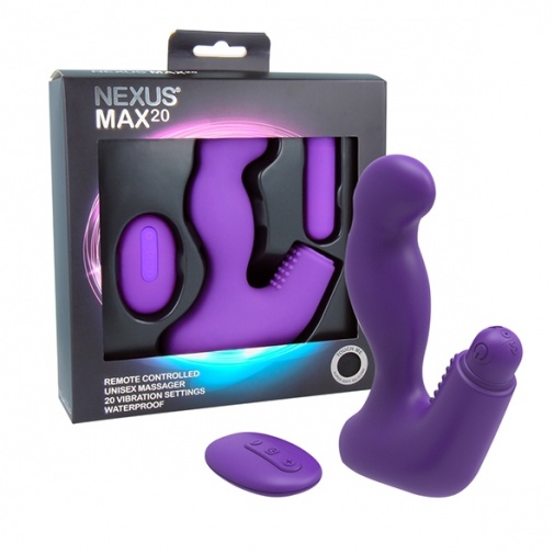 Nexus - Max 20 全性別震動器 - 紫色 照片