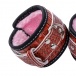MT - Leather Handcuffs with Pink Plush 2 photo-3