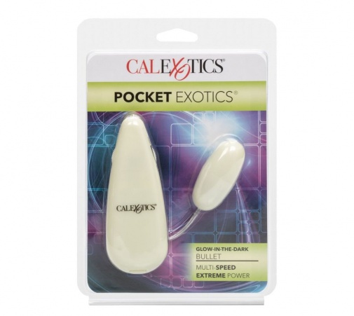 CEN - Pocket Exotics 夜光子彈震動器 - 綠色 照片