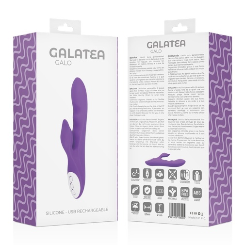 Galatea - Galo 兔子震動棒 - 紫色 照片