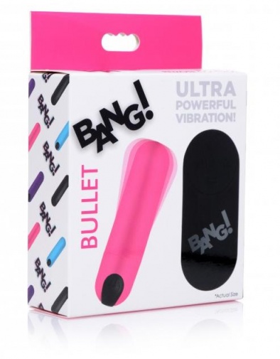 Bang! - 21X Vibro Bullet w Remote - Pink photo