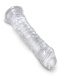 King Cock - 8" Realistic Cock - Clear photo-4