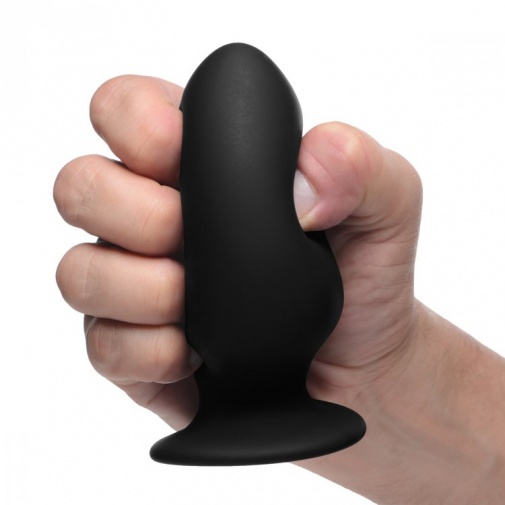 Squeeze-It - Anal Plug M-size - Black photo