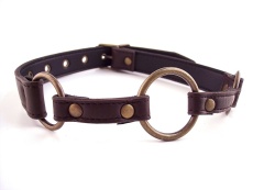 Rouge - Leather O-Ring Gag - Brown 照片