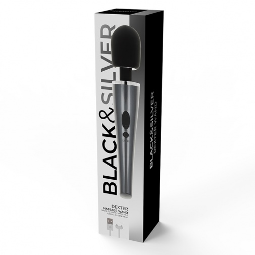 Black&Silver - Dexter Vibro Massager - Silver photo