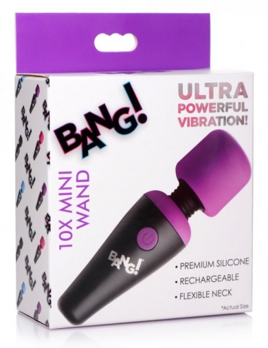Bang! - 10X Vibro Mini Wand - Purple photo
