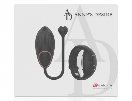 Anne's Desire - 震蛋連無線遙控手錶 - 黑色 - 黑色 照片