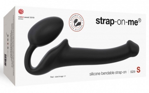 Strap-On-Me - Semi-Realistic Bendable Strap-On S - Black photo