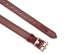 Liebe Seele - Leather Blindfold - Wine Red photo-5