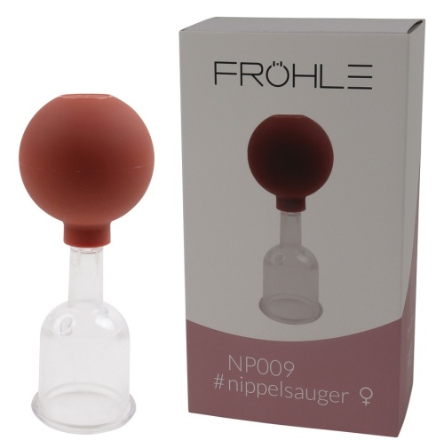 Frohle -  乳頭吸啜器 硬吸盤 M - 紅色 照片