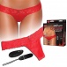 Hustler - Wireless Remote Control Vibrating Panties - Red - SM photo