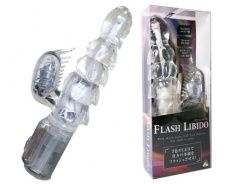 A-One - Flash Libido Rabbit Vibrator - Clear Pink photo