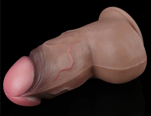 Lovetoy - 7" Dual Layered Chubby Cock photo