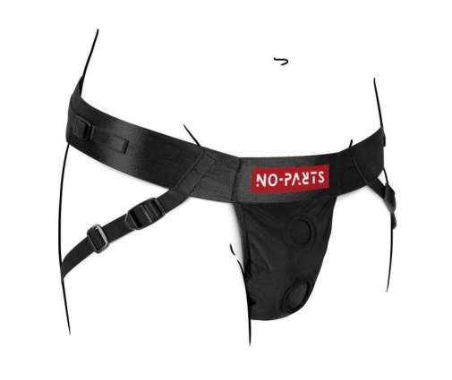 No-Parts - Taylor Strap-On Harness - Black photo