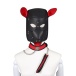 MT - Face Mask w Leash - Red/Black photo-4