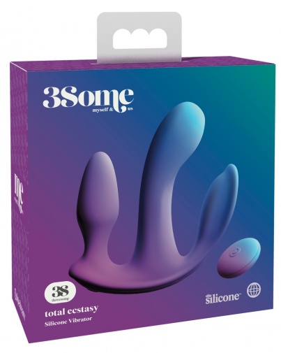 3Some - 全面快感震动器 - 紫色 照片