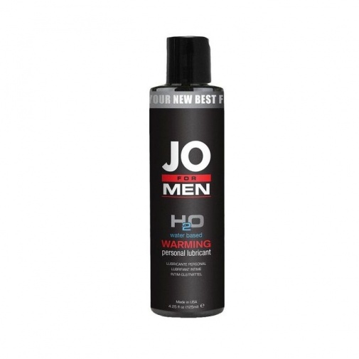 System Jo - H2O 男士暖感水性潤滑劑 - 120ml 照片