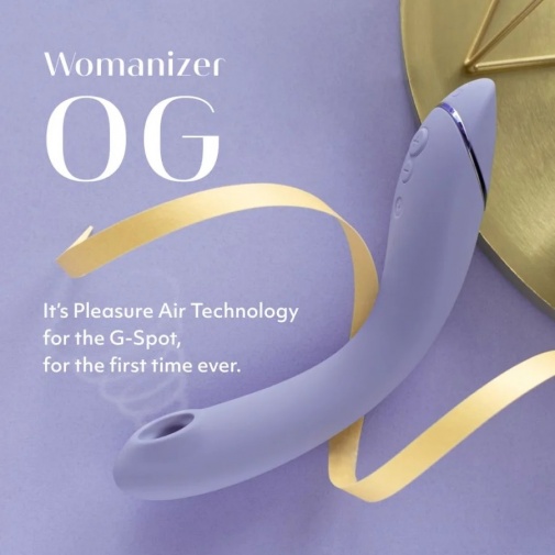 Womanizer - OG Pleasure Air G 点吸啜按摩棒 - 淡紫色 照片
