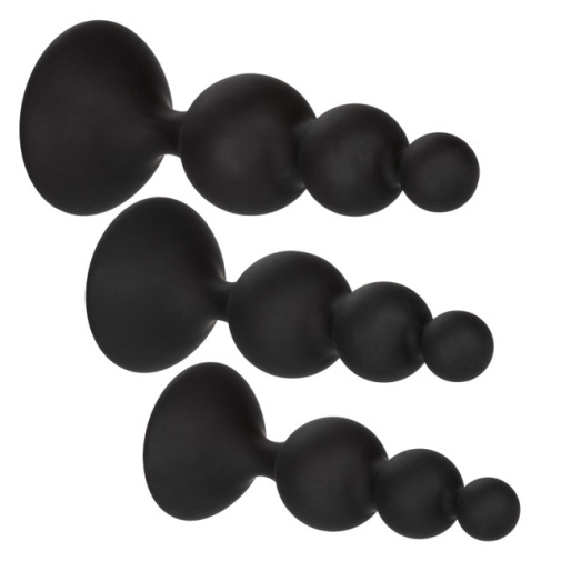 CEN - 矽胶肛门串珠套件 - 黑色 照片