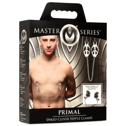 Master Series - Primal Spiked Clover Nipple Clamps photo
