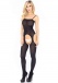Leg Avenue - Suspender Crotchless Bodystocking - Black photo-3