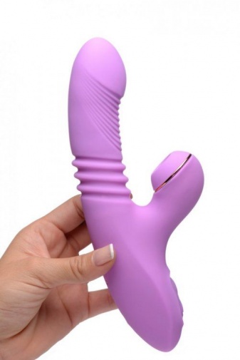 Inmi - Shegasm Pro-Thrust Suction Rabbit - Purple photo