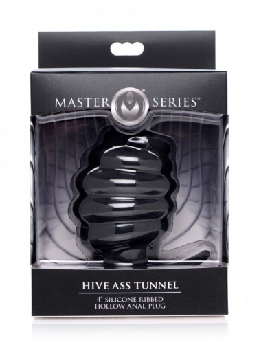 Master Series - Hive Ass Hollow Anal Plug L-size - Black photo