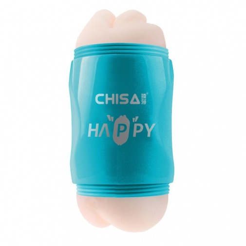 Chisa - Happy Cup 口交連後庭雙穴飛機杯 - 藍色 照片