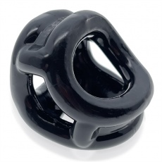 Oxballs - Cocksling Air 間隔式箍睪環 - 黑色 照片