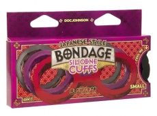 Doc Johnson - Bondage Silicone Cuffs S - Purple photo