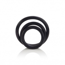 CEN - 橡胶阴茎环 - 3件装 - 黑色 照片