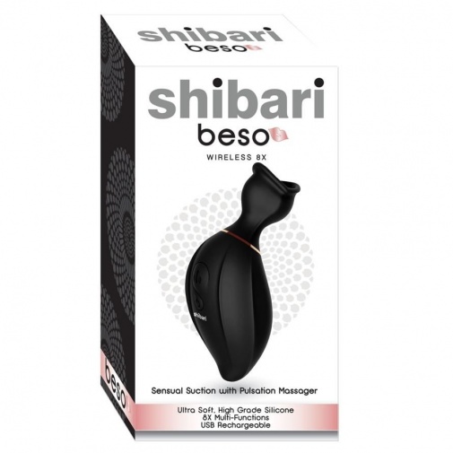 Shibari - Beso 无线阴蒂刺激器 - 黑色 照片