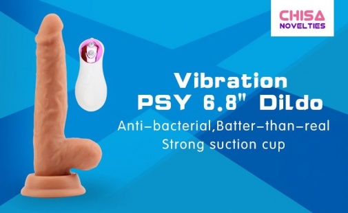 Chisa - Vibration PSY 6.8″ 可充電震動假陽具 照片