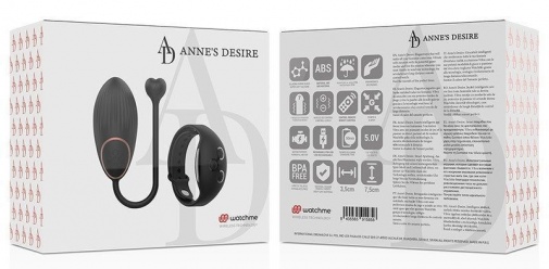 Anne's Desire - 震蛋連無線遙控手錶 - 黑色 - 黑色 照片