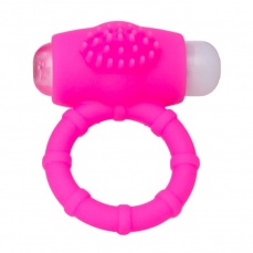 A-Toys - 强力阴茎震动环 - 粉红色 照片