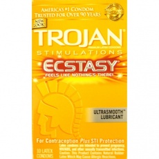 Trojan - Ecstasy Condoms 10's Pack photo