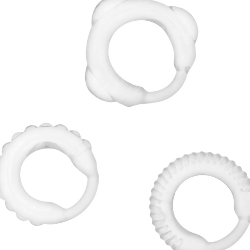 Addicted Toys - C-Rings Set - Clear photo