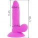 Diversia - Flexible Vibro Dildo 17cm - Purple photo-6