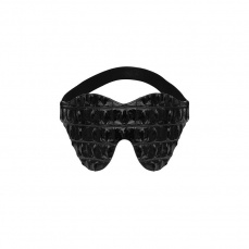 Chisa - 仿鱷魚皮眼罩 - 黑色 照片